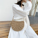 Ladies Vacation Beach Mini Purse Shoulder Crossbody Messenger Straw Weave Bags