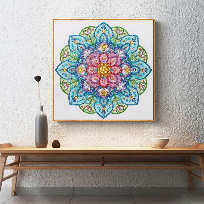 5D DIY Special Shaped Diamond Painting Mandala Cross Stitch Kits (DZ231) Newly