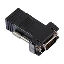 2pcs VGA Extender Female/Male to Lan Cat5e/6 RJ45 Ethernet Female Adapter