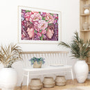 DIY Oil Paint by Numbers Girl Flower Coded Hand Painted Acrylic Drawing Kit