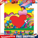 5D DIY Colorful Heart Full Round Drill Diamond Painting Kit Artwork Craft