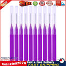 8pcs/Pack I Type Interdental Brushes Dental Cleaning Massage Tool(Purple) Newly