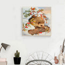 5D DIY Full Drill Diamond Painting Snow Hedgehog Cross Stitch Embroidery Mo