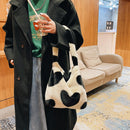 Women Soft Warm Plush Handbags Autumn Winter Fluffy All-match Phone Evening