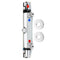 Zinc Alloy Bathtub Thermostatic Mixer Tap Solar Temperature Control Faucet Valve