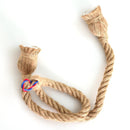 3.28ft Hemp Rope Electric Wire for DIY E27 Bulb Pendant Light (Double Head)