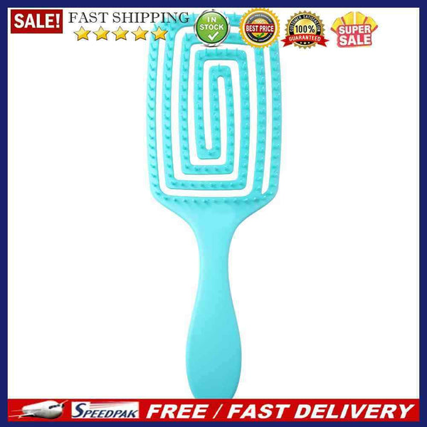 Hollow Hair Scalp Massage Comb Salon Dry Wet Hairdressing Styling Tool Hairbr