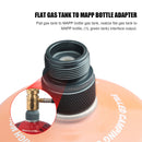 Gas Adapter Camping Stove Adapter Flat Gas Tank to MAPP Air Bottle Adapter Newly