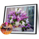 Diamond Painting DIY Flowers Full Round Diamond Mosaic Art