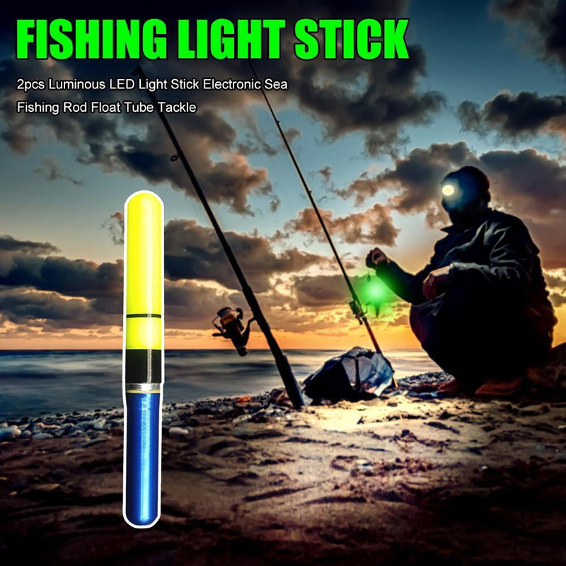 Portable Luminous Light Stick Electronic LED Sea Fishing Float Tube (Green)