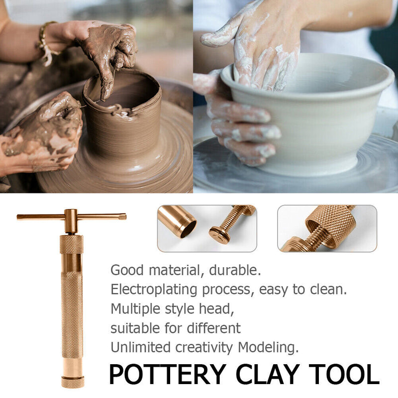 DIY Craft Pottery Clay Extruder Hand Sugar Fondant Cake Modeling Tools Newly