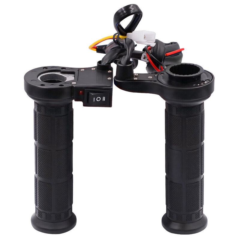 1 Pair 12V Motorcycle Heated Handlebar Grips Warmth Electric Handle Grip Newly
