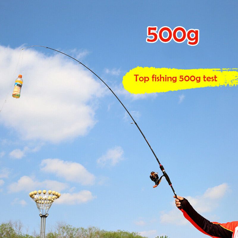 Telescopic Fishing Rod Lure Ultralight Carbon Fishing Pole (2.7m Spinning) Newly