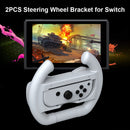 2x Game Steering Racing Handle Steer Wheel Holder for Nintend Switch NS Joy-Con