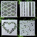 DIY Crafts Embossing Template Scrapbooking Walls Painting Layering Stencils