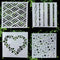 DIY Crafts Embossing Template Scrapbooking Walls Painting Layering Stencils