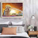5D DIY Part Drill Diamond Painting Merlion Rhinestone Newly
