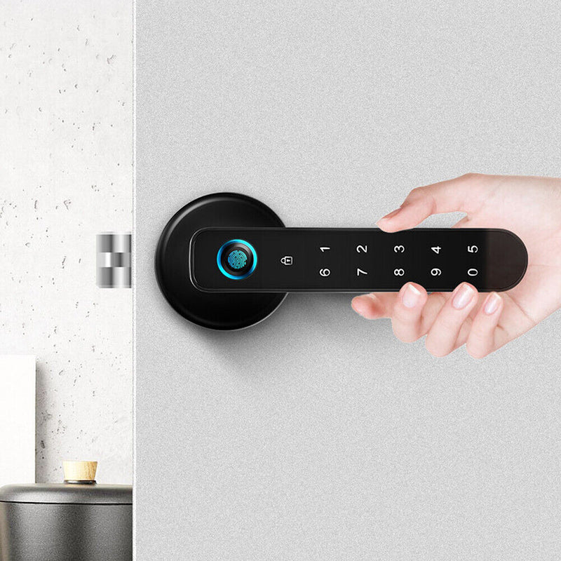 Biometric Fingerprint Password Lock Auto Security Smart Door Lock for Home Newly
