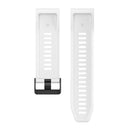 Silicone Strap Adjustable Bracelet for Garmin Fenix 6X/Fenix 6X Pro (White)