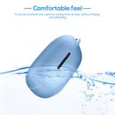 Bluetooth-Compatible Earbuds Case for QCY T17 Protector Cover (Light Blue)