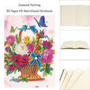 Diamond Painting 50 Pages A5 DIY Notebook Drawing Diary Book Rhinestone Craft