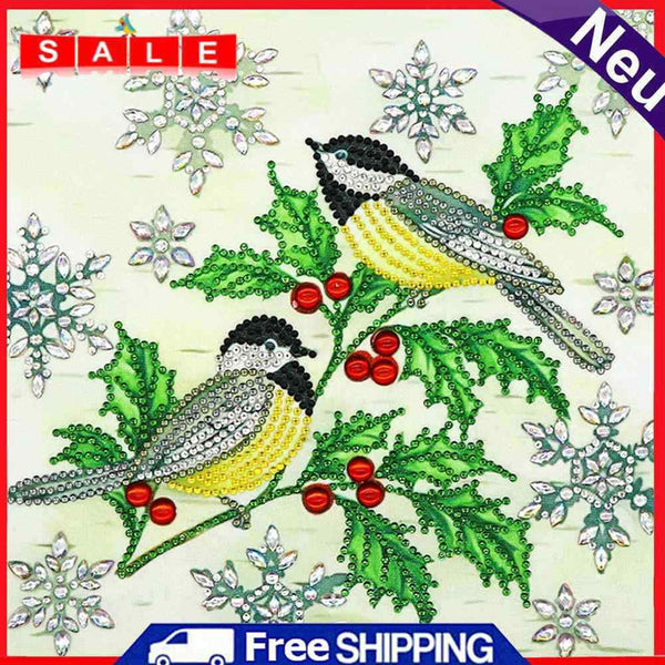 5D DIY Special Shaped Diamond Painting Magpie Cross Stitch Craft Kits Wall Arts