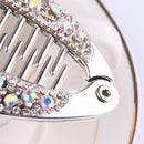 Fashion Women Headwear Banana Clip Crystal Hair Clip Ponytail Hairpin