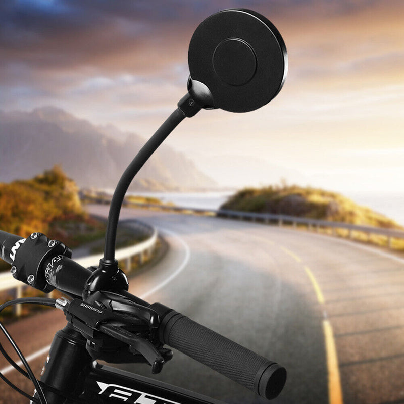 Bicycle Handlebar Rearview Mirror Adjustable Wide Range Bike Back Reflector
