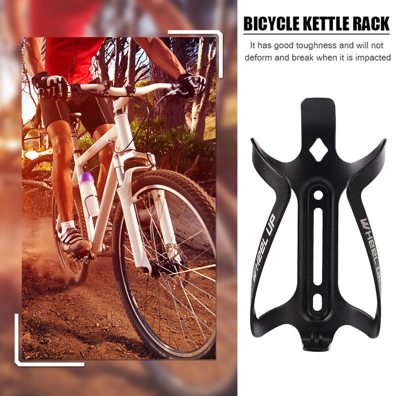 Metal MTB Bike Water Bottle Cage Cycling Drink Cup Holder Bracket (Black) Newly