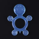 Cute Baby Teether Kids Silicone Teething Chewable Pacifier (Blue Tortoise) Newly