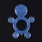 Cute Baby Teether Kids Silicone Teething Chewable Pacifier (Blue Tortoise) Newly