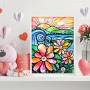 5D Diamond Painting Colorful Flowers Full Round Rhinestone DIY Home Decoratio