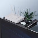 TV and Screen Top Shelf Monitor Top Mounting Bracket for Cable Box (Black) Newly