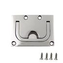 Cabinet Satinless Steel Anti-rattle Spring Flush Lift Ring Deck Pull Handle