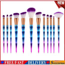 12pcs Loose Powder Foundation Blending Blush Eye Shadow Makeup Brushes Set