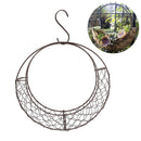 Indoors Home Decor Moon Shape Succulent Pot Hanging Planter Holder Flower Pots