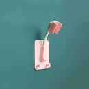 Bathroom Wall Mounted Hand Shower Head Adjustable Holder Bracket (Pink) Newly