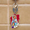 4pcs DIY Diamond Keychain Special Shaped Full Drill Feet Painting Keyring Newly