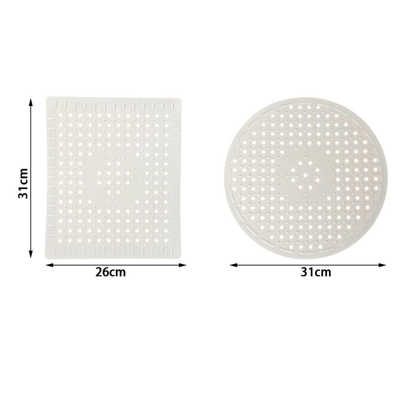 Durable Non-Slip Tableware Protector Sink Strainer Rubber Sink Mat Drain Mats