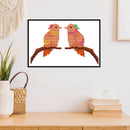 14CT Partial Cross Stitch Bird on Branch Stamped DIY Animal Embroidery Kits