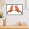 14CT Partial Cross Stitch Bird on Branch Stamped DIY Animal Embroidery Kits