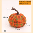 #A PP Cotton Filled Knitted Pumpkin Gift for Kids Desktop Simulation Pumpkins