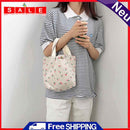 Casual Printed Handbags Women Girl Lunch Storage Bag Canvas Bucket Shopping Dead