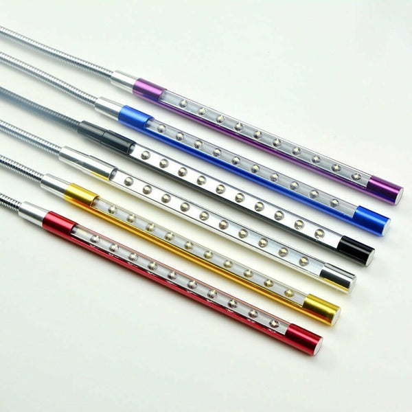 Mini 10 LEDs USB Light Flexible Metal LED Lamp Book For Lapto Reading P8B1 I0D3