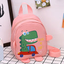 #A Cute Cartoon Dinosaur Baby Backpacks Kindergarten Schoolbag Children Boys