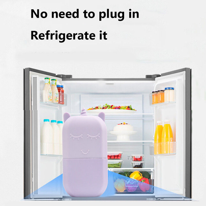 Skin Care Beauty Tool Silicone Ice Cube Massager Face Roller Mold (Purple) Newly