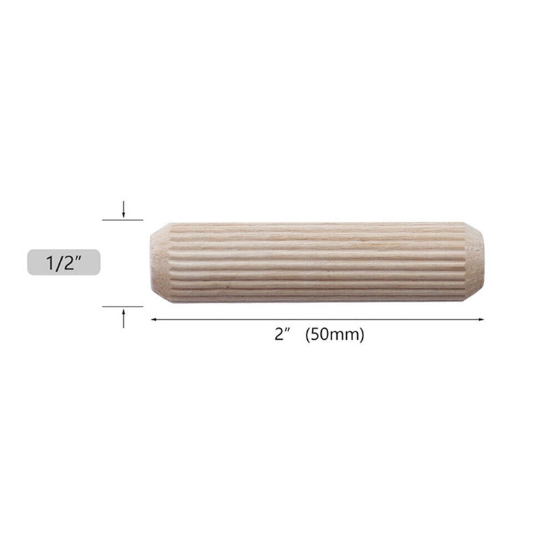 100pcs Wooden Dowel Cabinet Drawer Round Raft Cork Dowel Pins Furniture Fitting