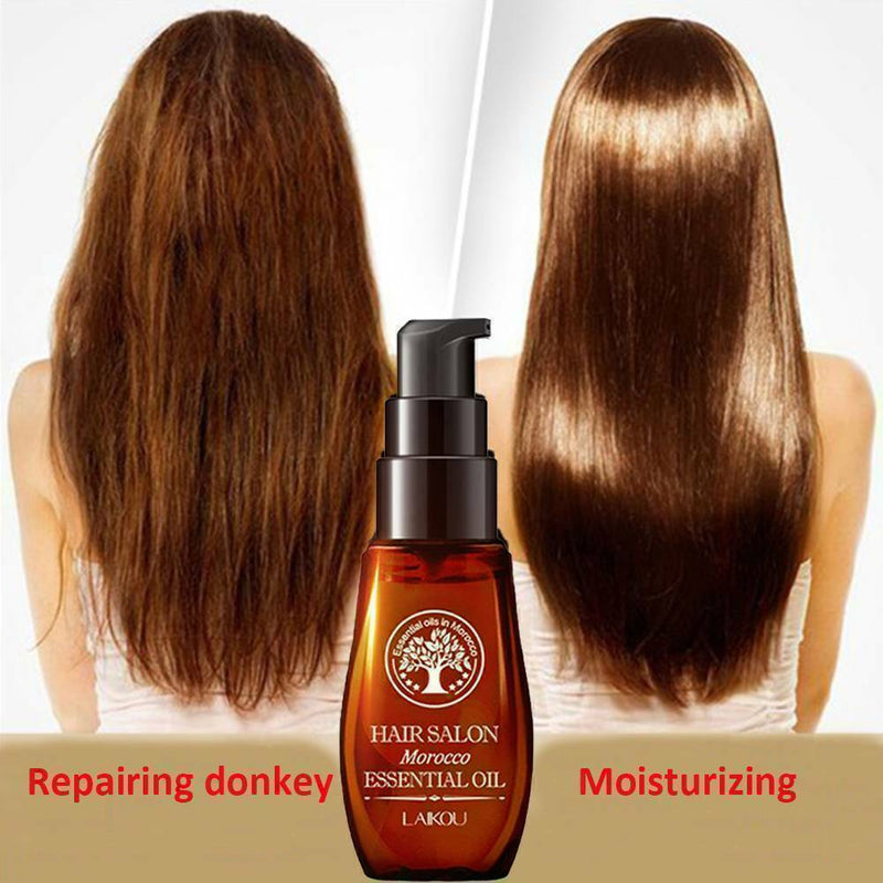 Moroccan Pure Argan Oil Hair Essential Oils For Frizzy F2A6 Hair Dry Y3E0 T3Y4