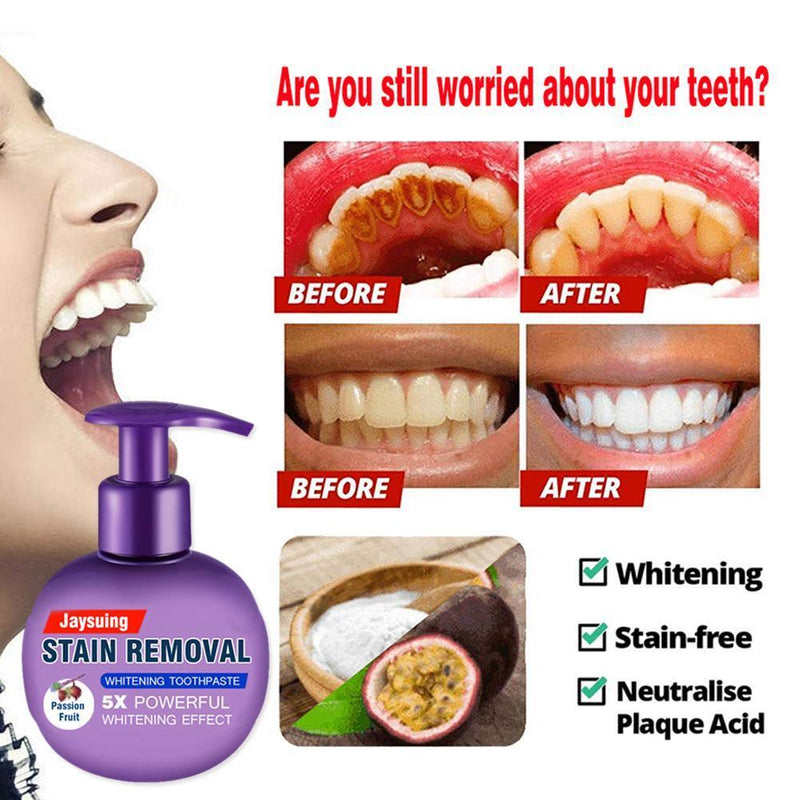 Whitening Toothpaste Baking Soda Refreshing Press Type Fruit Toothpaste (A)