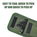 Outdoor Camping Tent Pegs Nails Bag Hammer Wind Rope Storage Pouch (30cm) Newly